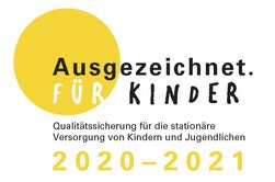 AMEOS Kinderklinik mit Gütesiegel „Ausgezeichnet. FÜR KINDER 2020-2021“ prämiert