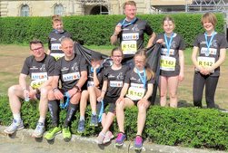 Marathonteam "Fohlen GymHim" von AMEOS unterstützt